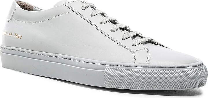 Common Projects Original Leather Achilles Low in Grey - Image 2
