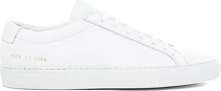 Common Projects Original Leather Achilles Low in White