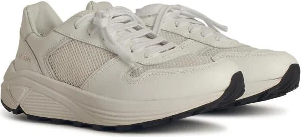 Common Projects 'Runner' White Leather Blend Sneakers - Image 2