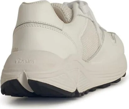 Common Projects 'Runner' White Leather Blend Sneakers - Image 3