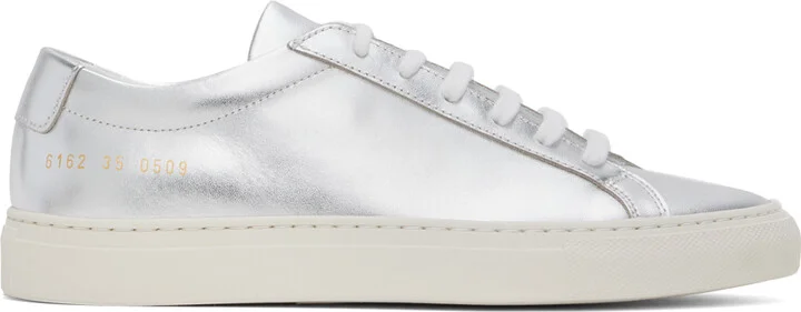 Common Projects Silver Achilles Sneakers