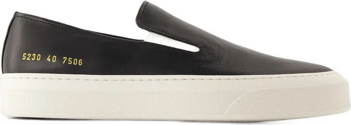 Common Projects Slip On In Leather Sneakers