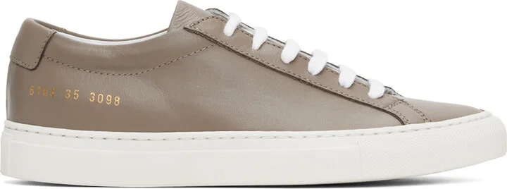 Common Projects Taupe Achilles Sneakers