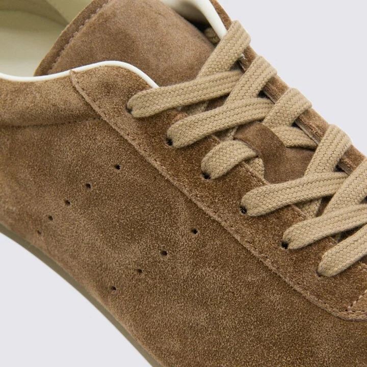 Common Projects Taupe Leather Sneakers - Image 4