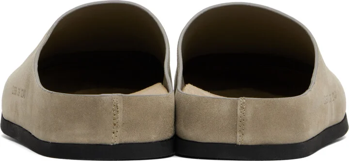 Common Projects Taupe Suede Clog Loafers - Image 2