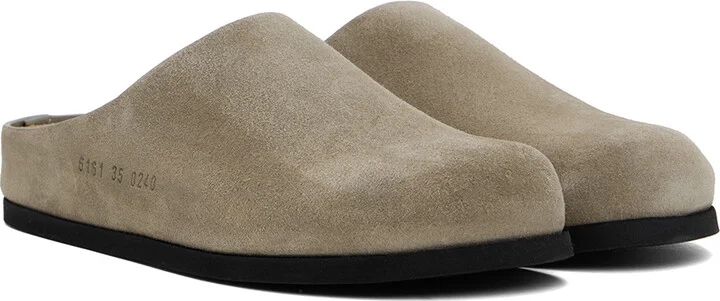 Common Projects Taupe Suede Loafers - Image 4
