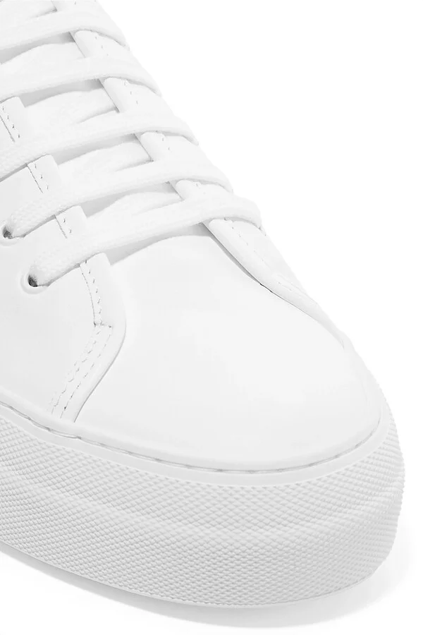 COMMON PROJECTS - Tournament Leather Sneakers - White - Image 4