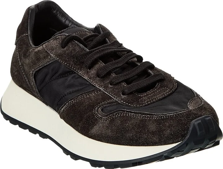 Common Projects Track 76 Nylon & Leather Sneaker