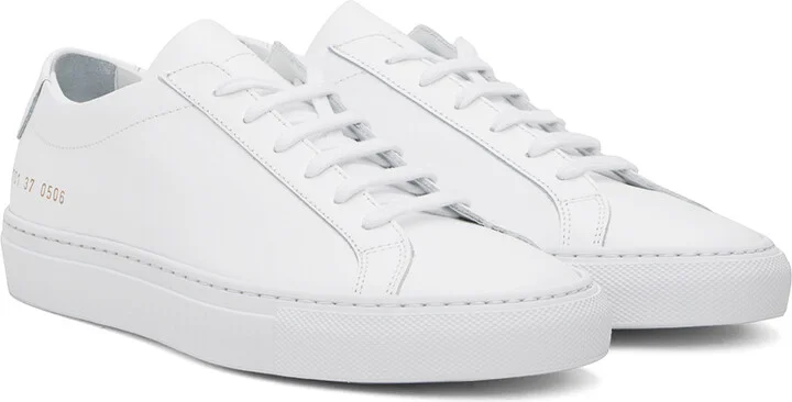 Common Projects White Achilles Low Sneakers - Image 4