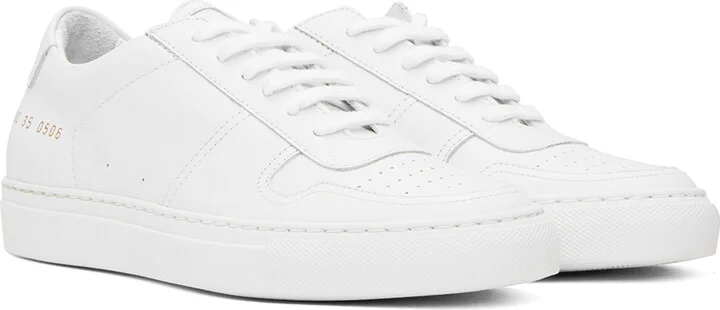 Common Projects White BBall Classic Low Sneakers - Image 4