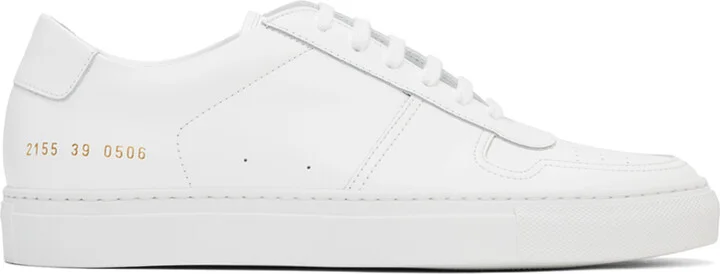 Common Projects White BBall Low Sneakers