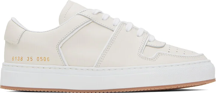 Common Projects White Decades Low Sneakers