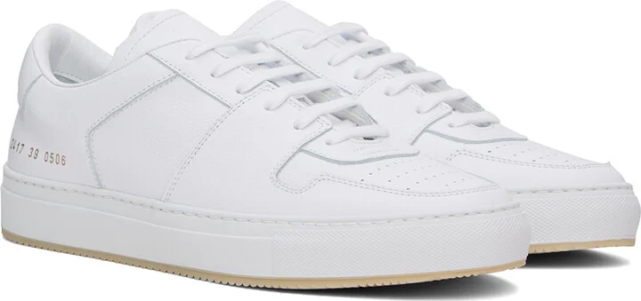 Common Projects White Decades Sneakers - Image 4