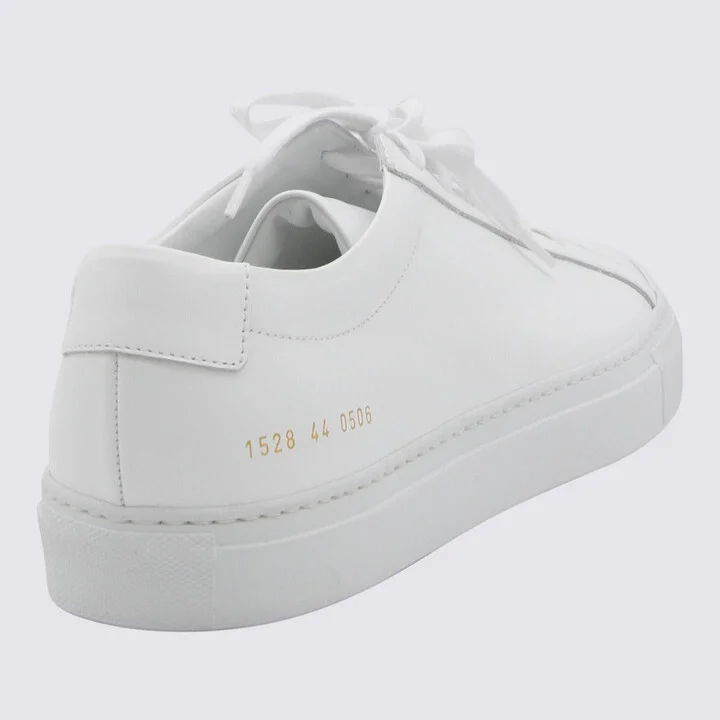 Common Projects White Leather Achille Low Sneakers - Image 2