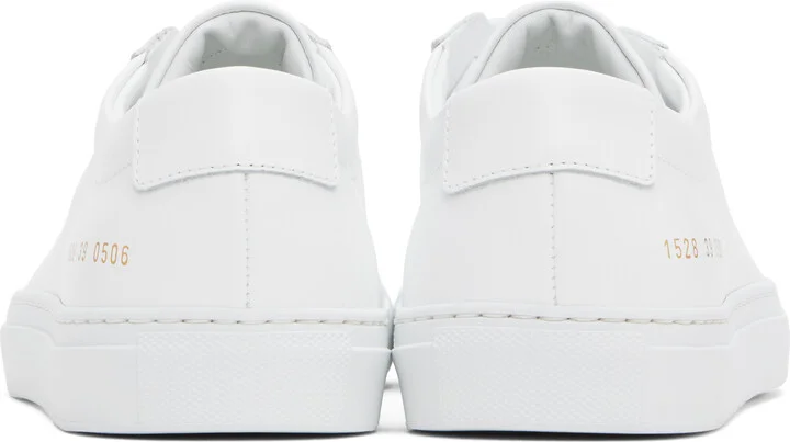 Common Projects White Original Achilles Low Sneakers - Image 2