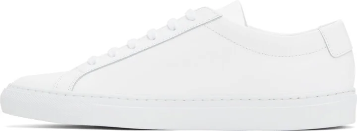 Common Projects White Original Achilles Low Sneakers - Image 3