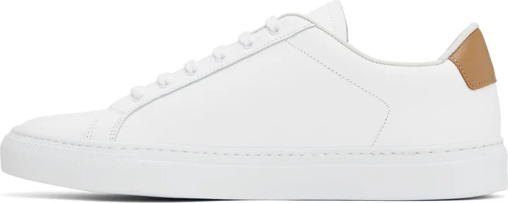 Common Projects White Retro Classic Sneakers - Image 3