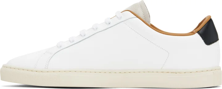 Common Projects White Retro Low Profile Sneakers - Image 3