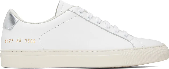Common Projects White Retro Low Sneakers