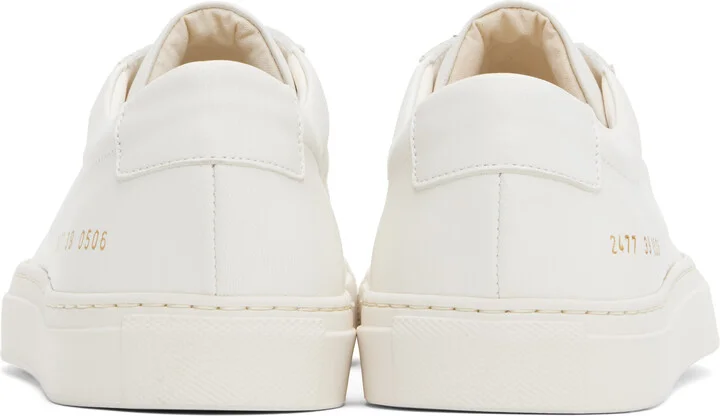 Common Projects White Summer Achilles Sneakers - Image 2