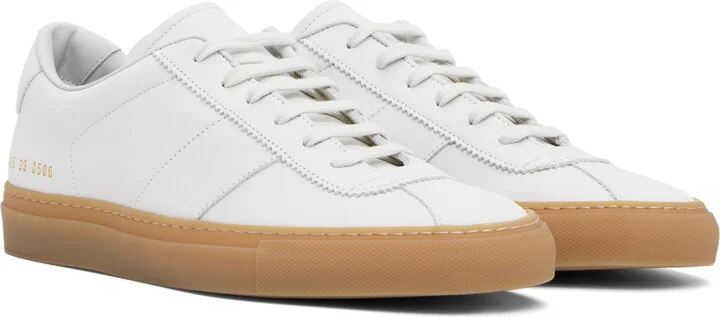 Common Projects White Tennis Trainer Sneakers - Image 4