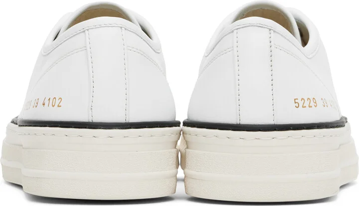 Common Projects White Tournament Low Sneakers - Image 2