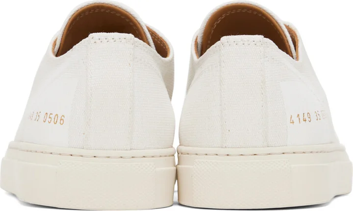 Common Projects White Tournament Low Sneakers - Image 2