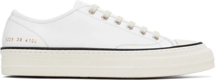 Common Projects White Tournament Low Sneakers