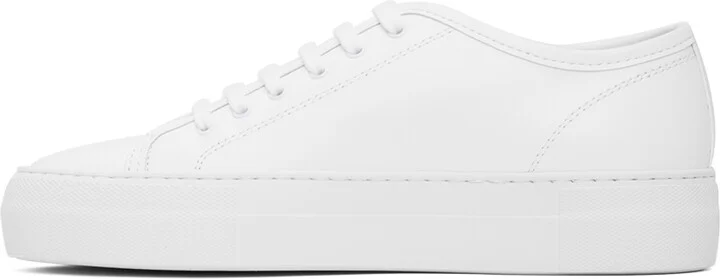 Common Projects White Tournament Low Super Sneakers - Image 3