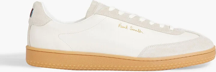 Como leather and suede sneakers