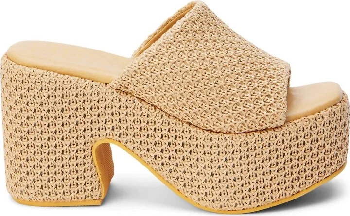 Como Platform Heel In Tan