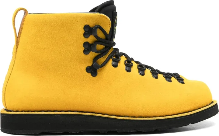 Compass-motif boots