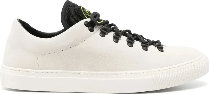 Compass-patch sneakers