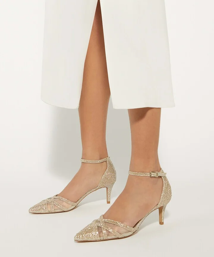 Composed Ankle Strap Pointed Toe Pump - Image 2