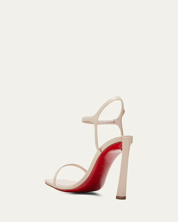 Condora Ankle-Strap Red Sole Sandals - Image 10