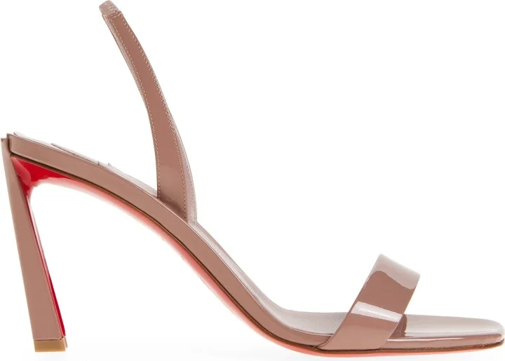Condora Patent Leather Slingback Sandal - Image 9