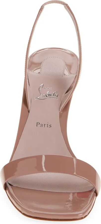 Condora Patent Leather Slingback Sandal - Image 10