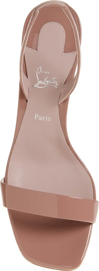 Condora Patent Leather Slingback Sandal - Image 11