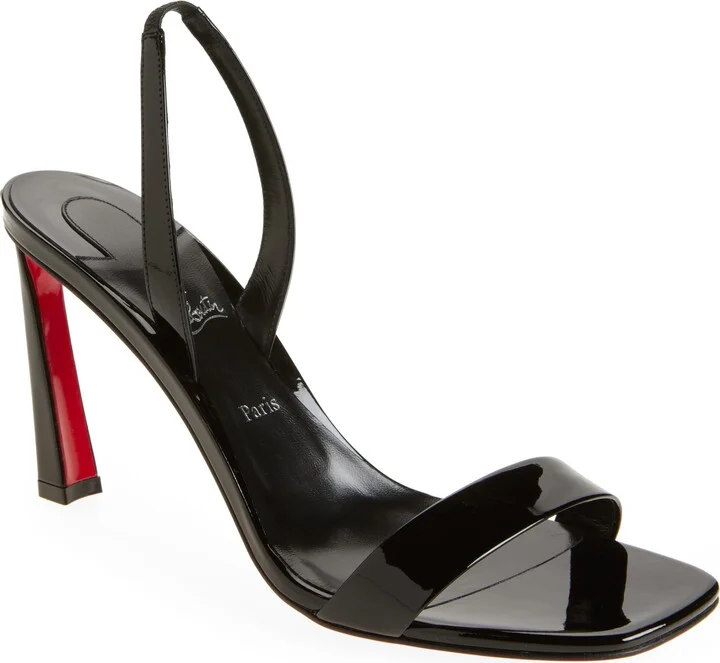 Condora Patent Leather Slingback Sandal