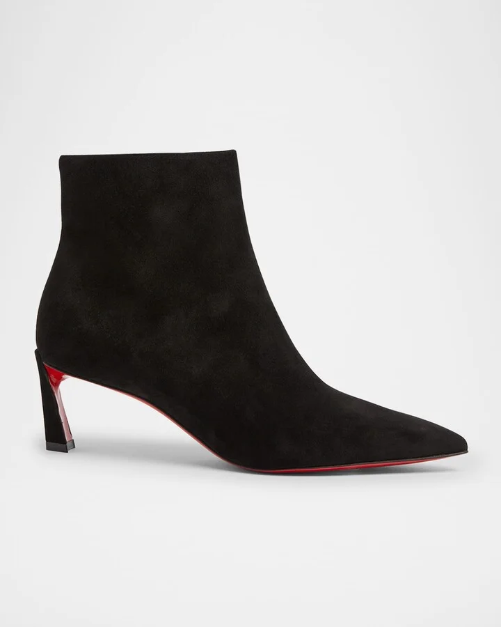 Condora Suede Red Sole Ankle Booties