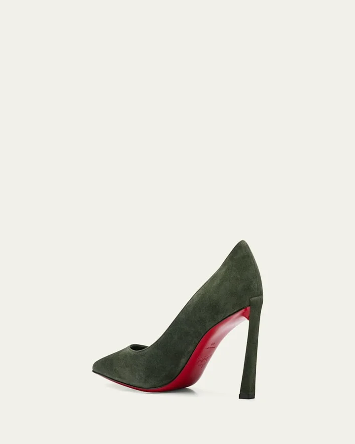 Condora Suede Red Sole Pumps - Image 5