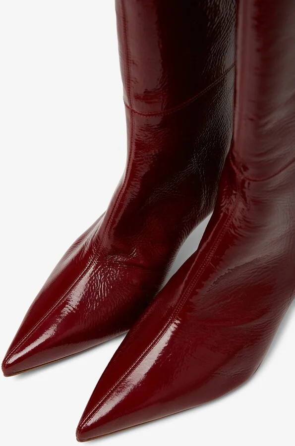 Condorocombo 55 red soft patent boots - Image 4