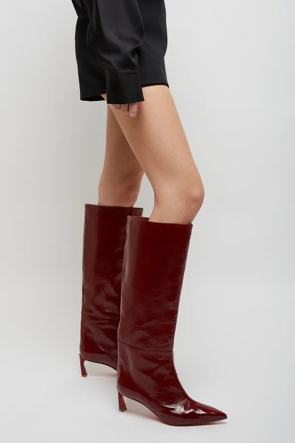 Condorocombo 55 red soft patent boots - Image 6