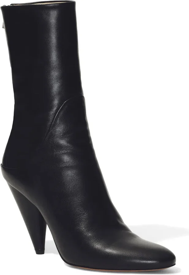 Cone 85mm leather ankle boots - Image 2