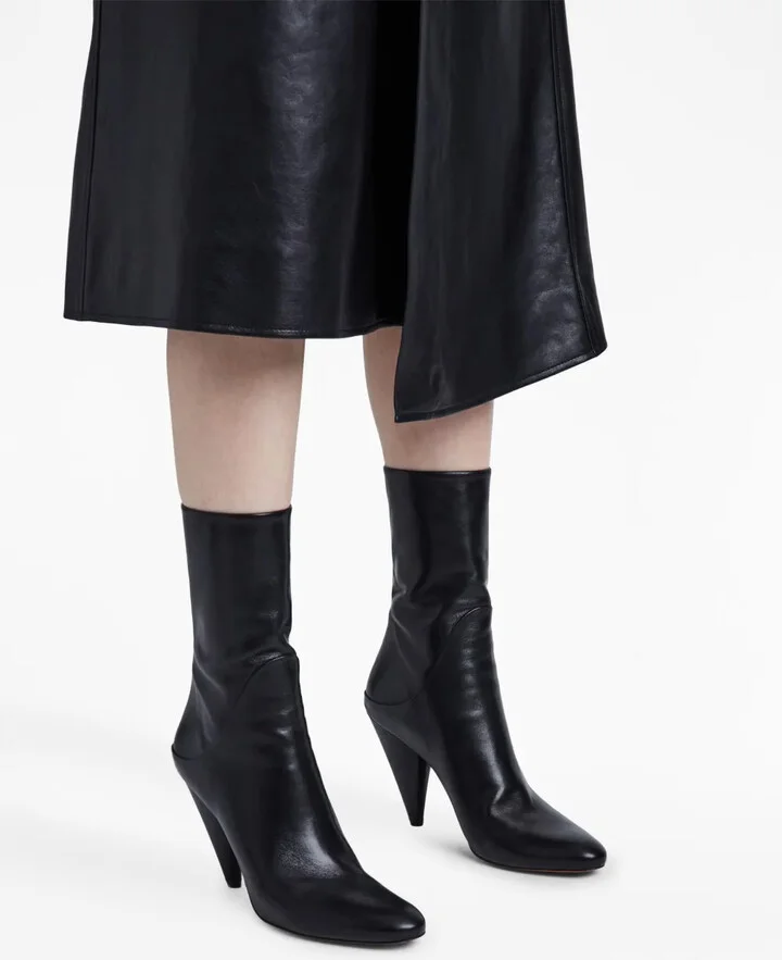 Cone 85mm leather ankle boots - Image 5