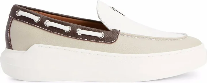 Conley colour-block loafers