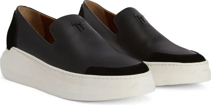Conley logo-lettering loafers - Image 2