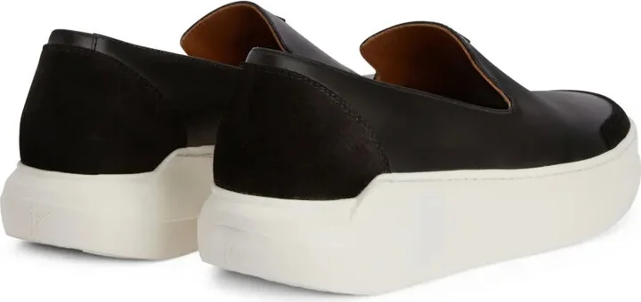 Conley logo-lettering loafers - Image 3