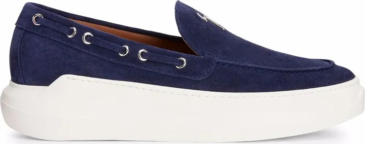 Conley navy loafers