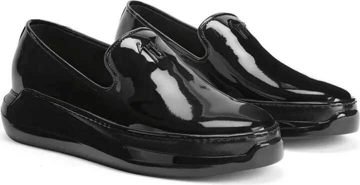 Conley patent-leather loafers - Image 2